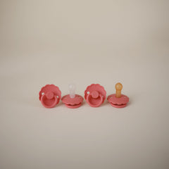 FRIGG Daisy pacifier air holes promote breathability and hygiene during use.