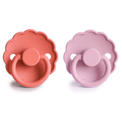 Frigg Daisy Lupine size1 silicone pacifier relaxed feeding moments.