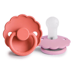 Frigg Daisy Poppy size1 silicone pacifier gentle soothing.
