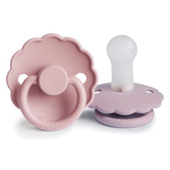 FRIGG Daisy SilkySoft nipple closeup emphasizes silky silicone for gentle soothing.