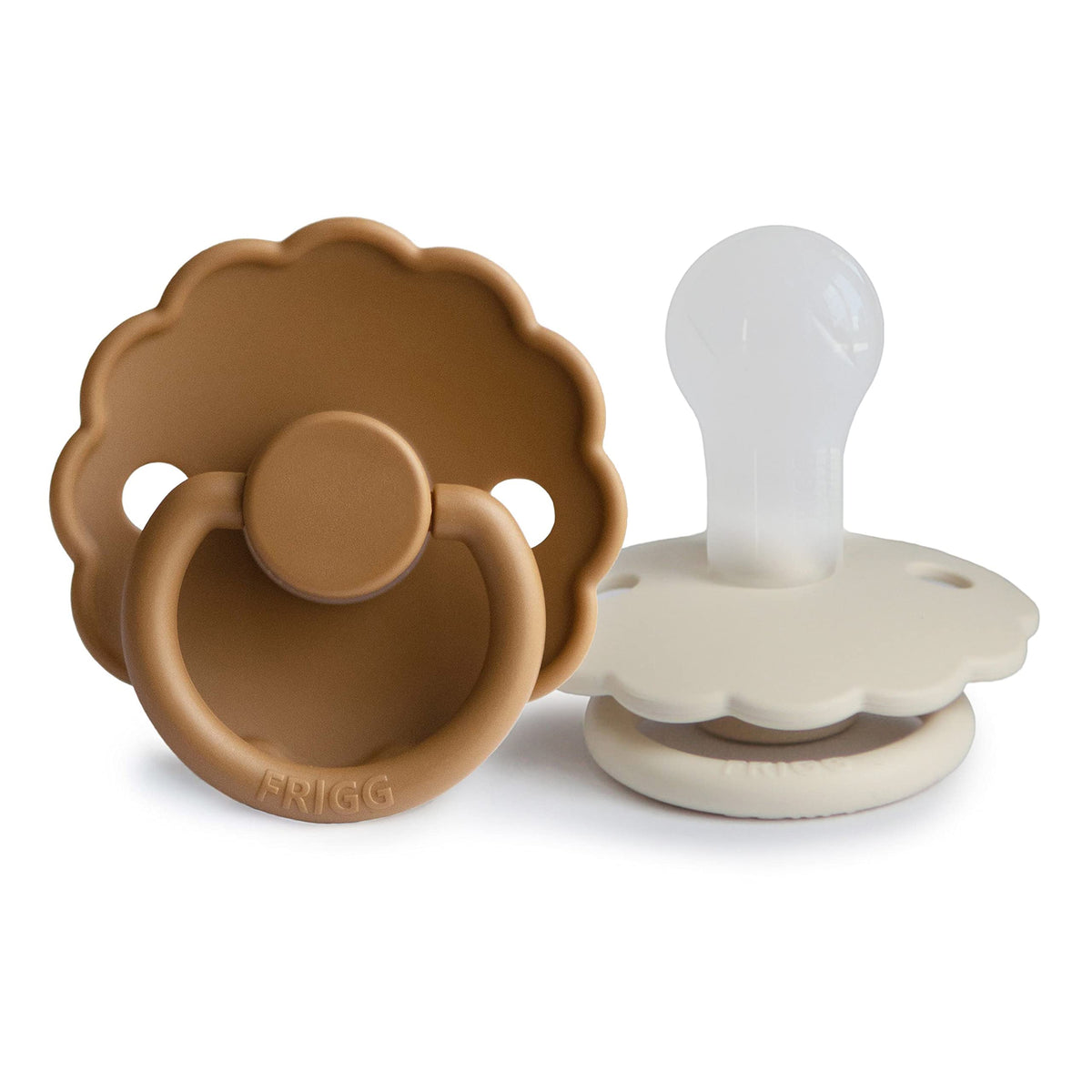 Frigg Daisy SilkySoft nipple closeup, medical-grade silicone for gentle soothing.
