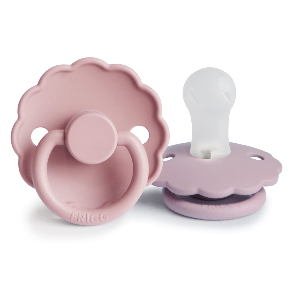 FRIGG Daisy SilkySoft nipple detail for gentle soothing with medical-grade silicone.