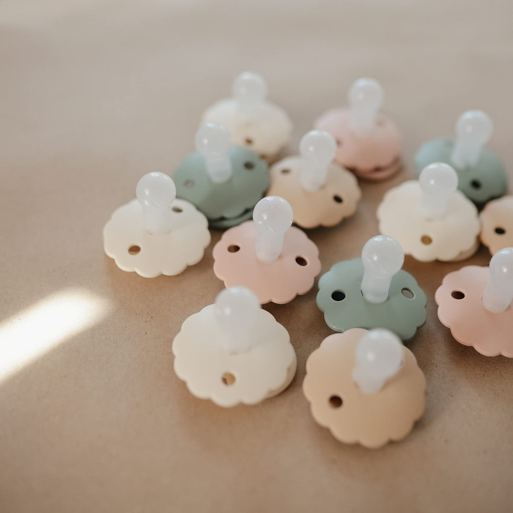 FRIGG Daisy SilkySoft pacifier air holes for breathability and comfort