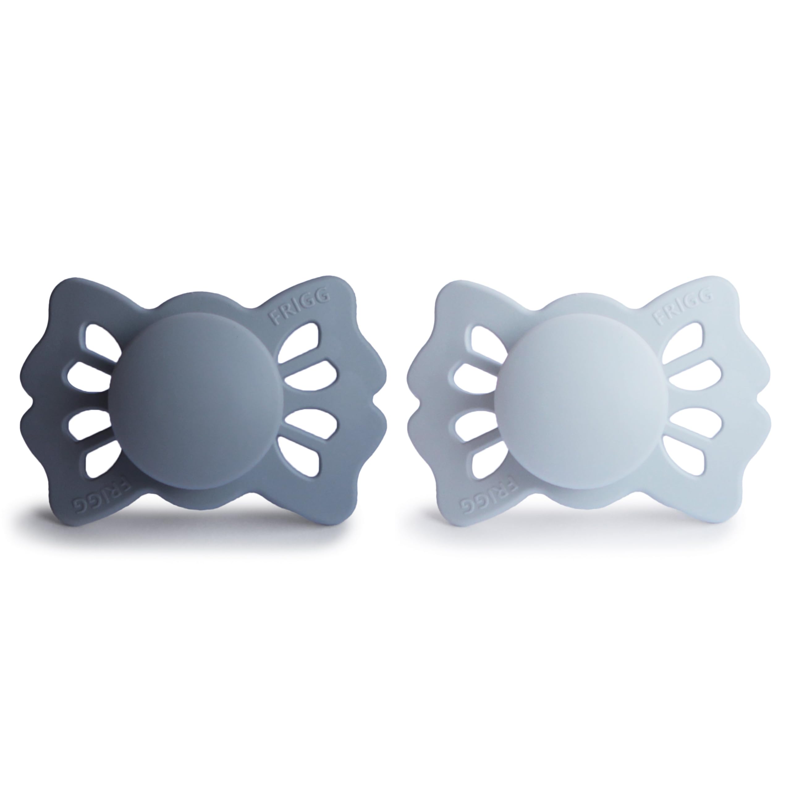 FRIGG Lucky silkysoft nipple closeup shows a gentle silicone touch for baby comfort.