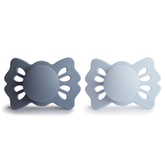 FRIGG Lucky silkysoft nipple closeup shows a gentle silicone touch for baby comfort.