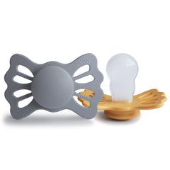 FRIGG Lucky silicone nipple close-up highlighting medical-grade silicone for soothing comfort
