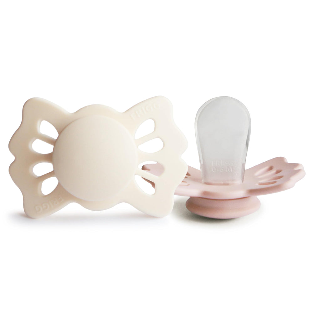 Frigg Lucky SilkySoft nipple close-up shows medical-grade silicone for gentle soothing