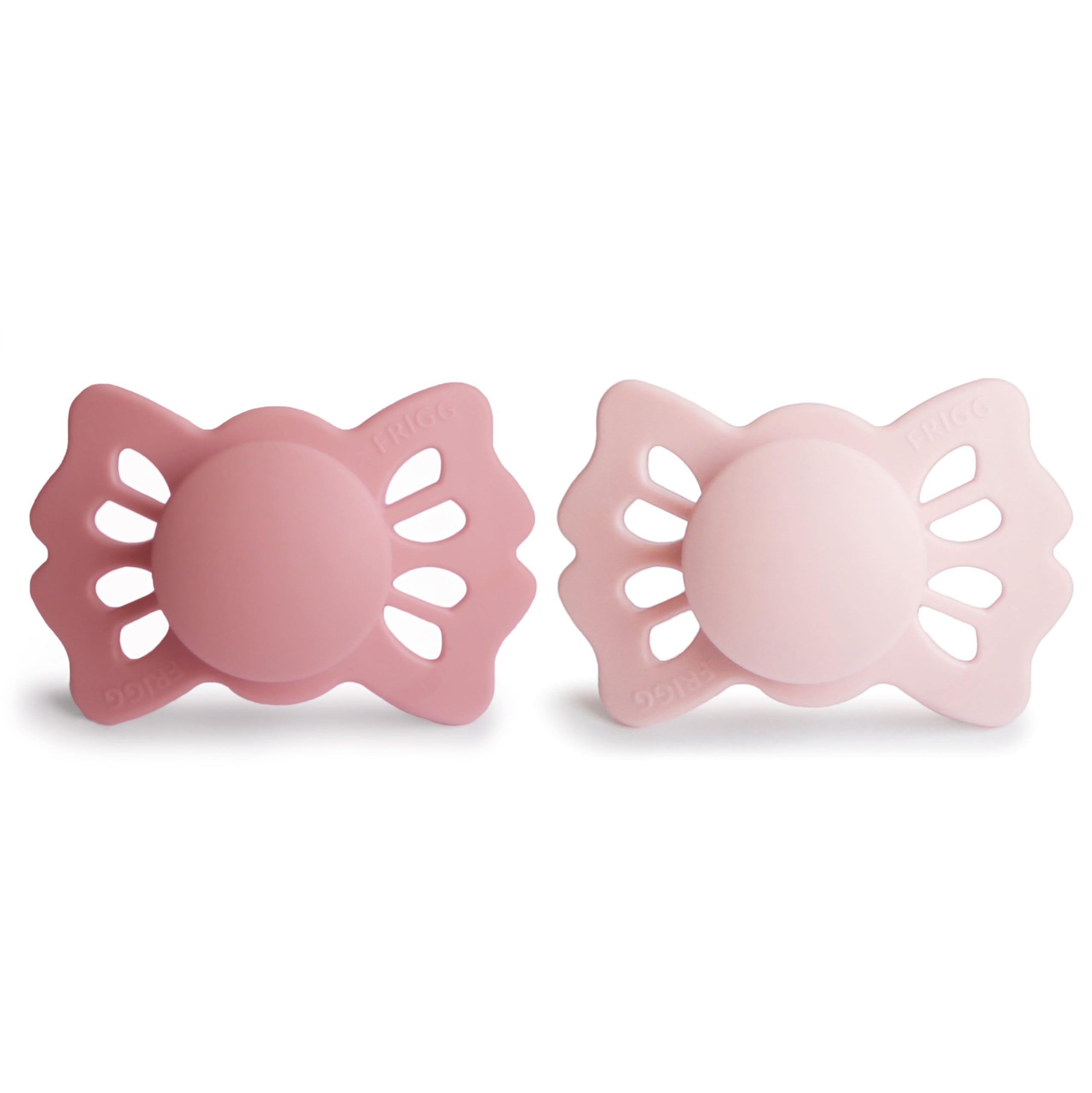 FRIGG Lucky symmetrical design supports correct mouth fit for growing babies.