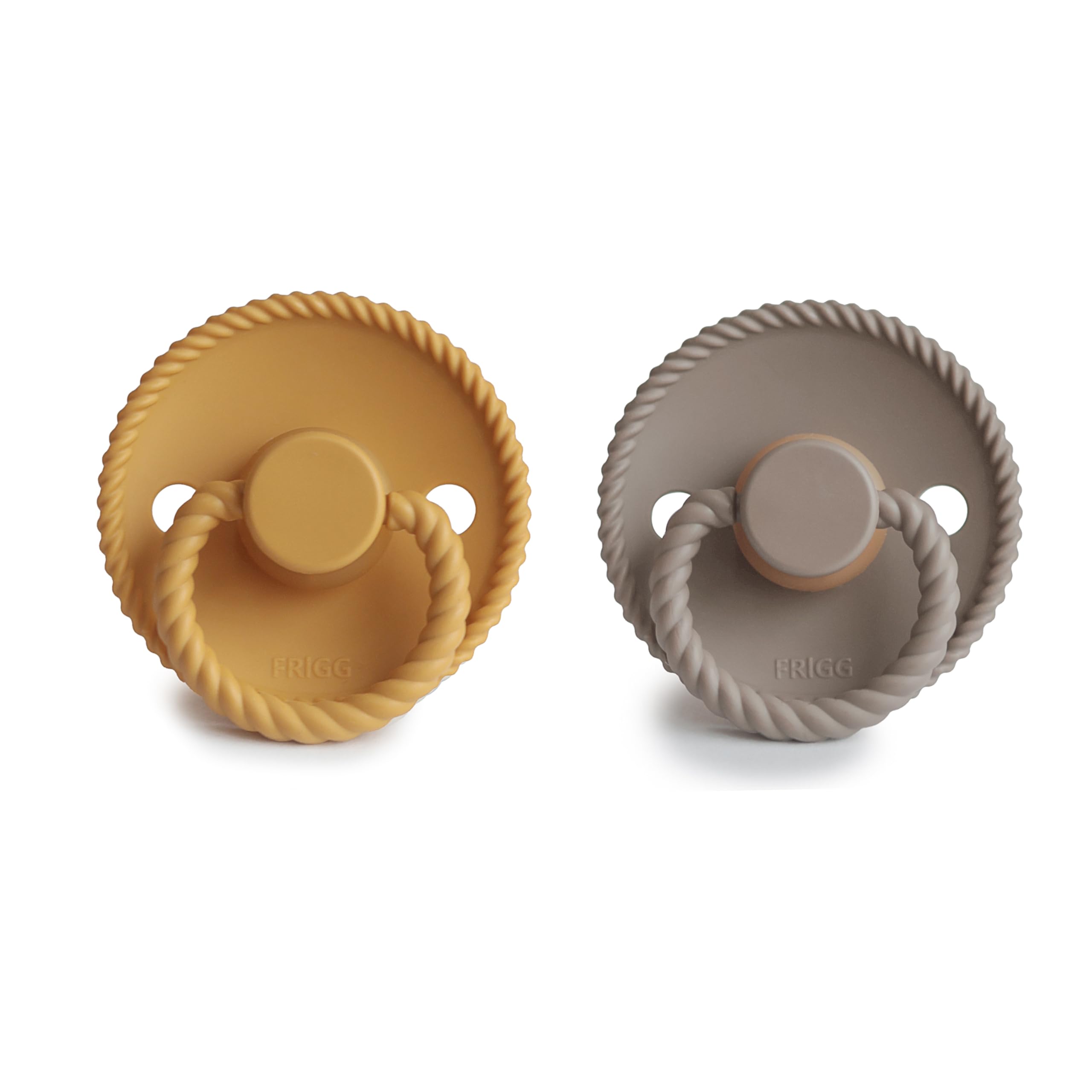 Frigg Packaging Display Pacifier Honey Gold Portobello colors