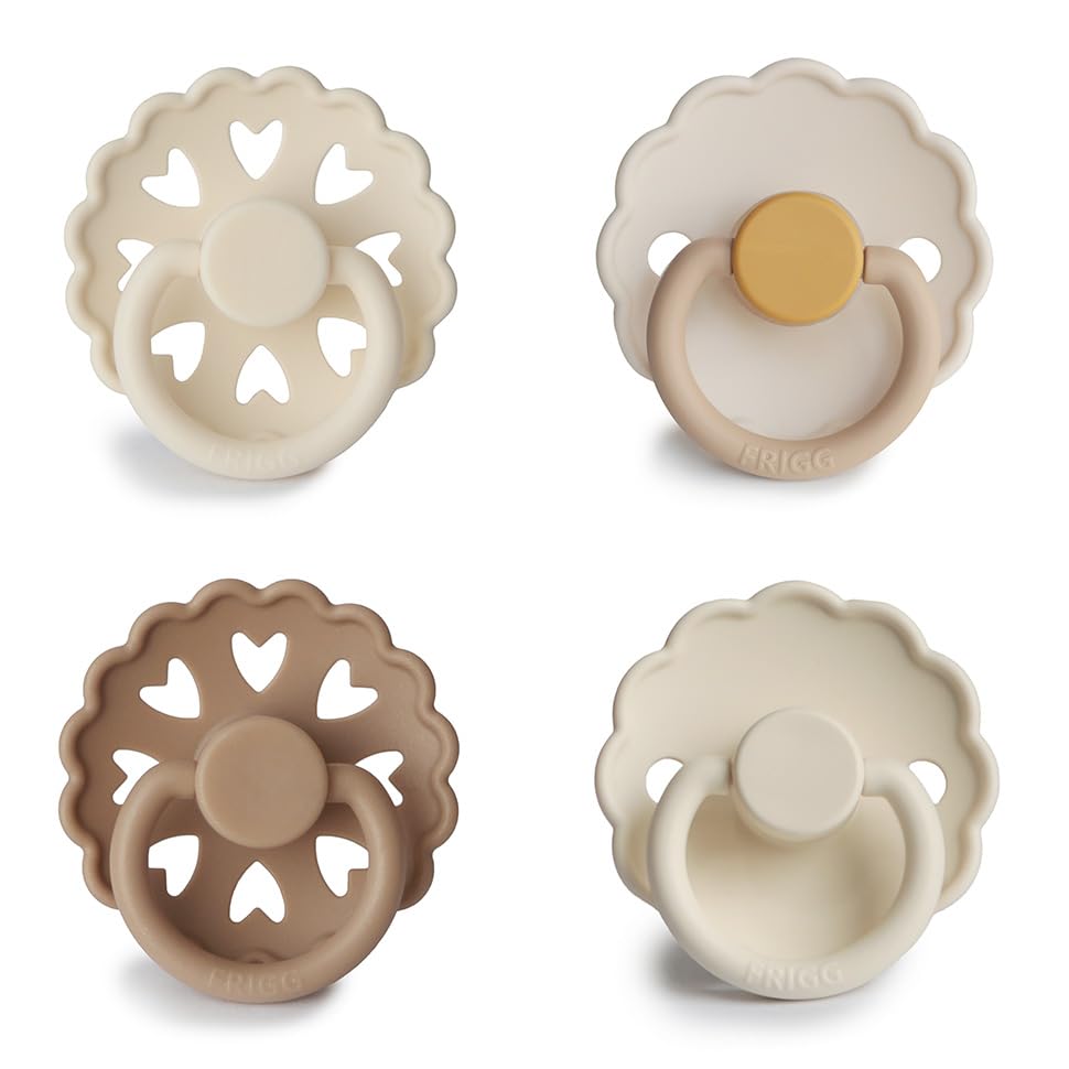 FRIGG SilkySoft nipple close-up highlights silky-soft silicone for calm, baby-friendly soothing.