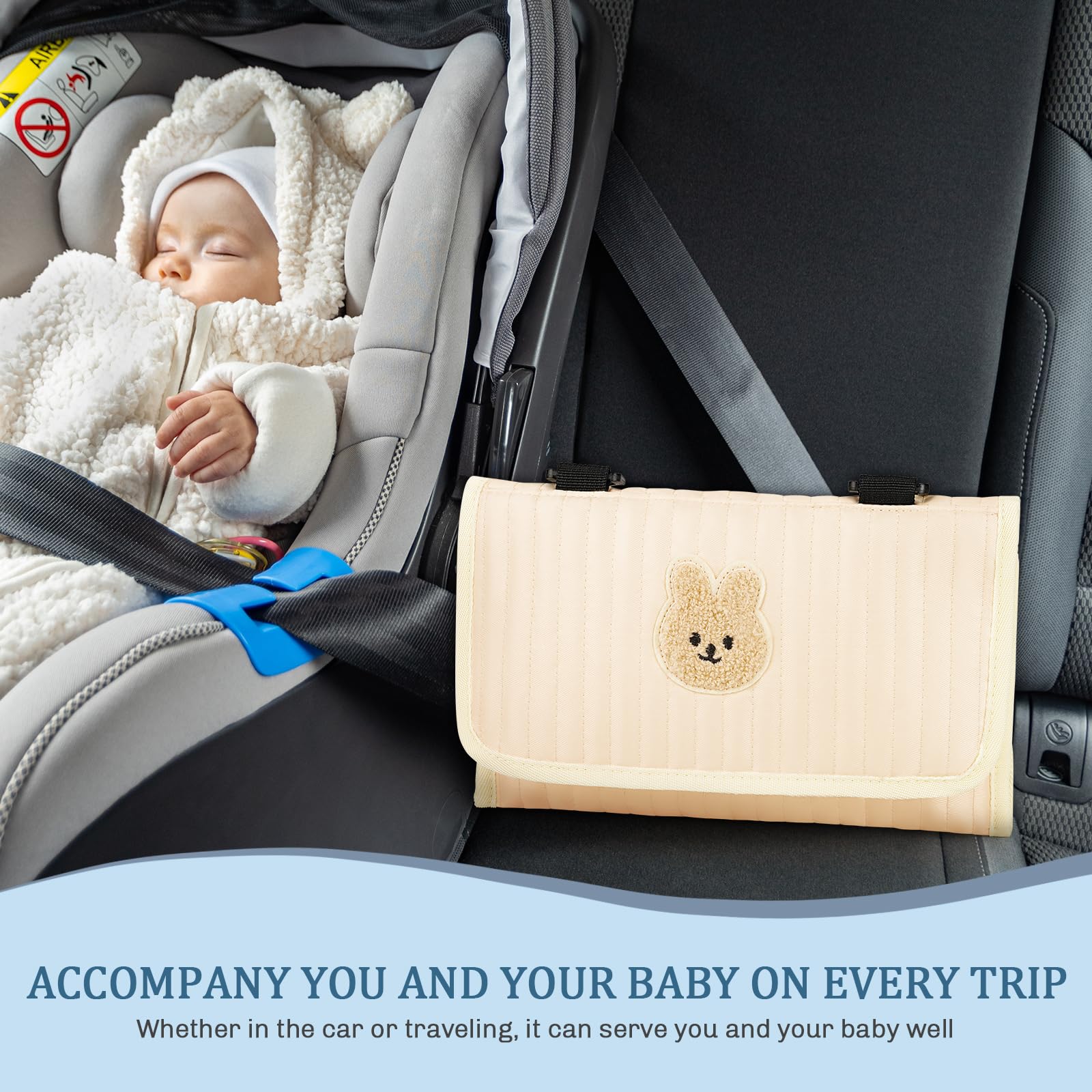 Frjjthchy diaper bag organizer is a travel-ready companion for short trips with babies.