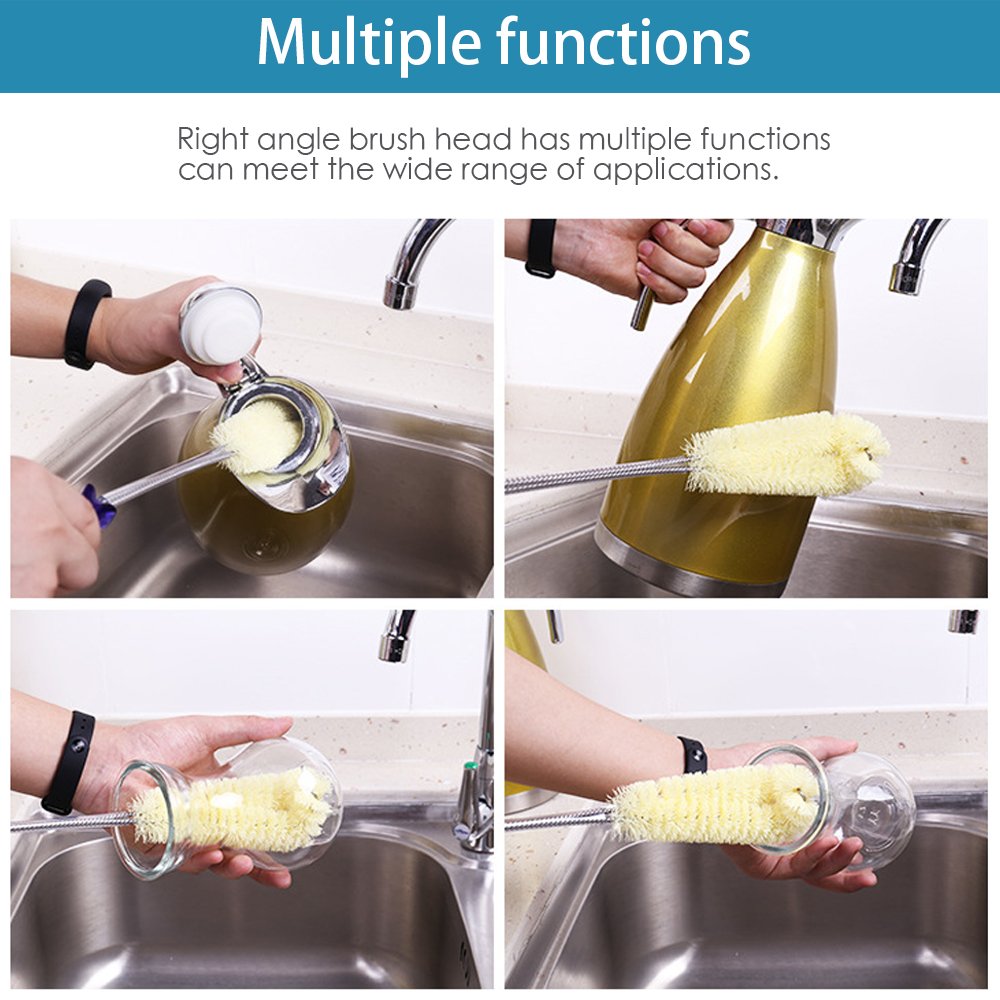 FRMARCH acrylic handle offers comfortable grip during long cleaning sessions.
