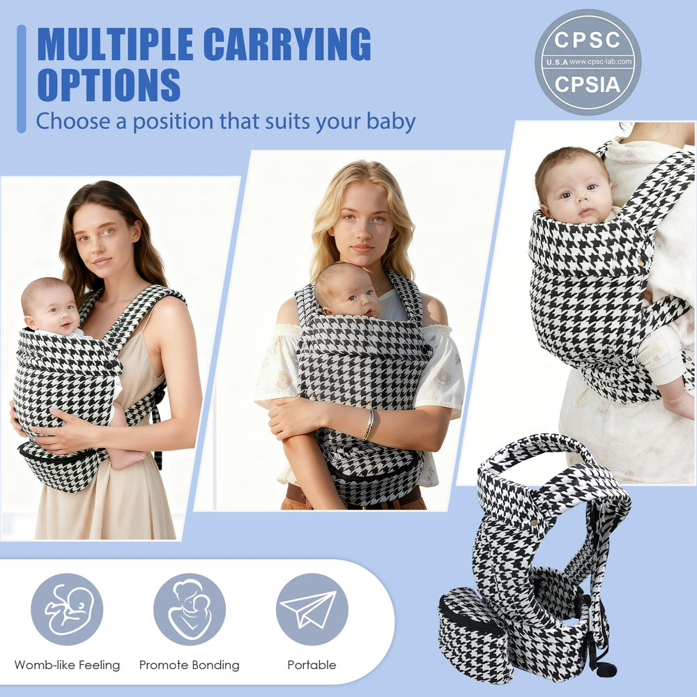 FRTUI baby carrier adjustable shoulder straps adapt to different body types