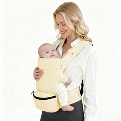 FRTUI baby carrier almond yellow front view for everyday wear
