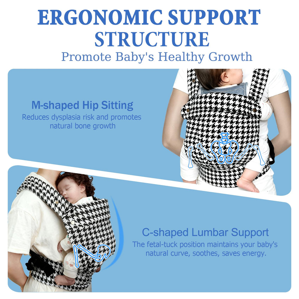 FRTUI baby carrier forward-facing mode enables age-appropriate front carry options