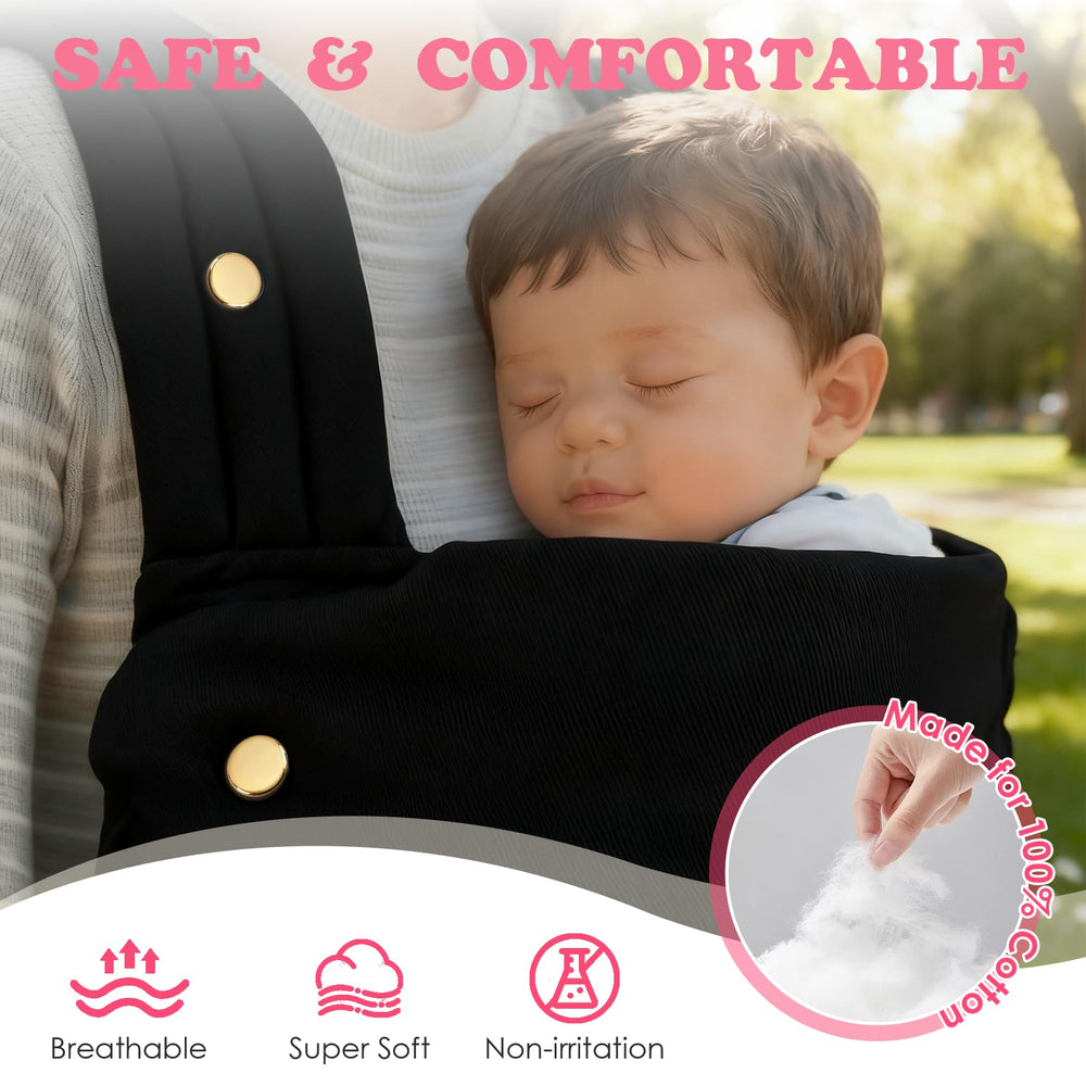 FRTUI Adjustable shoulder straps adapt to different caregivers for a snug fit