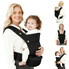 FRTUI Baby Carrier front view shows ergonomic support for growing babies