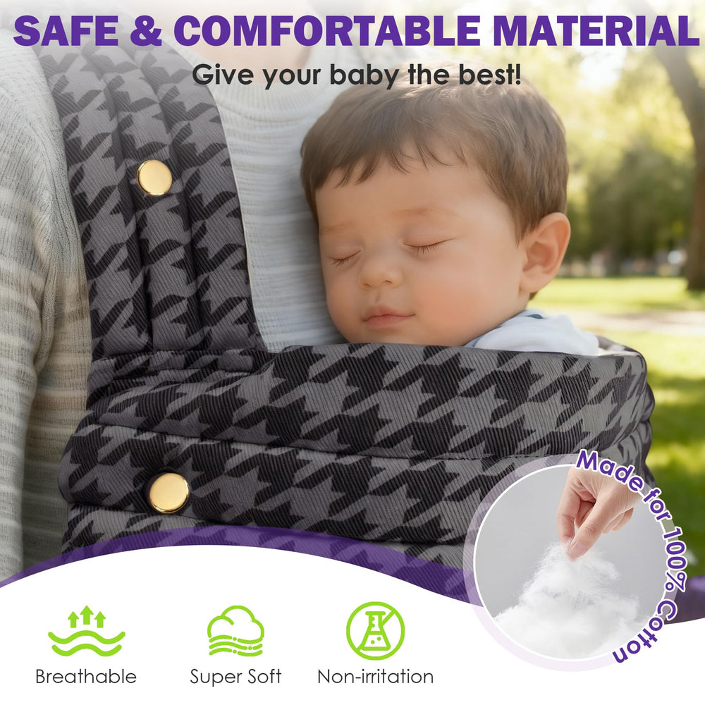FRTUI baby carrier storage pouch showing easy access to essentials