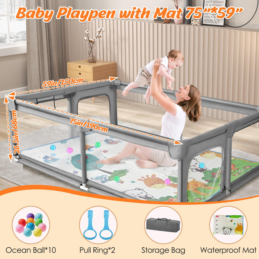 FRTUI playpen mat used for nap time and cozy play sessions