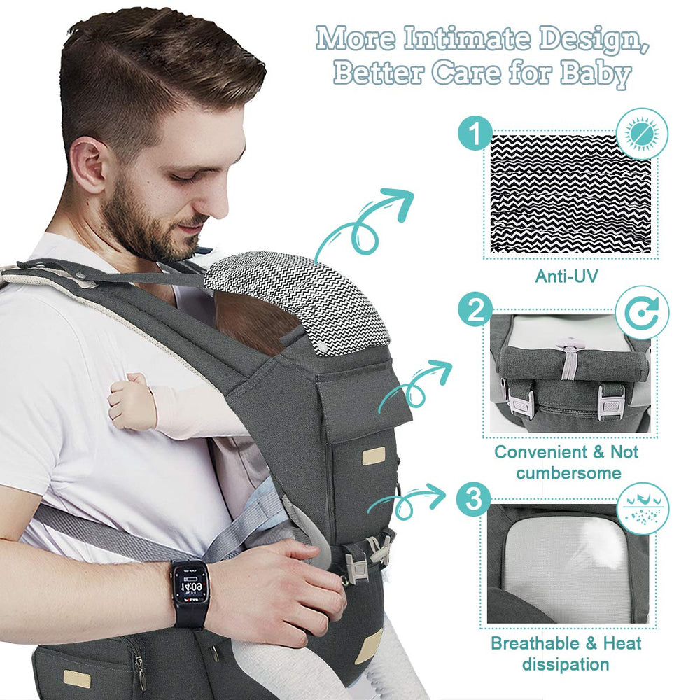 FRUITEAM newborn-to-toddler fit supports growing needs without swapping gear