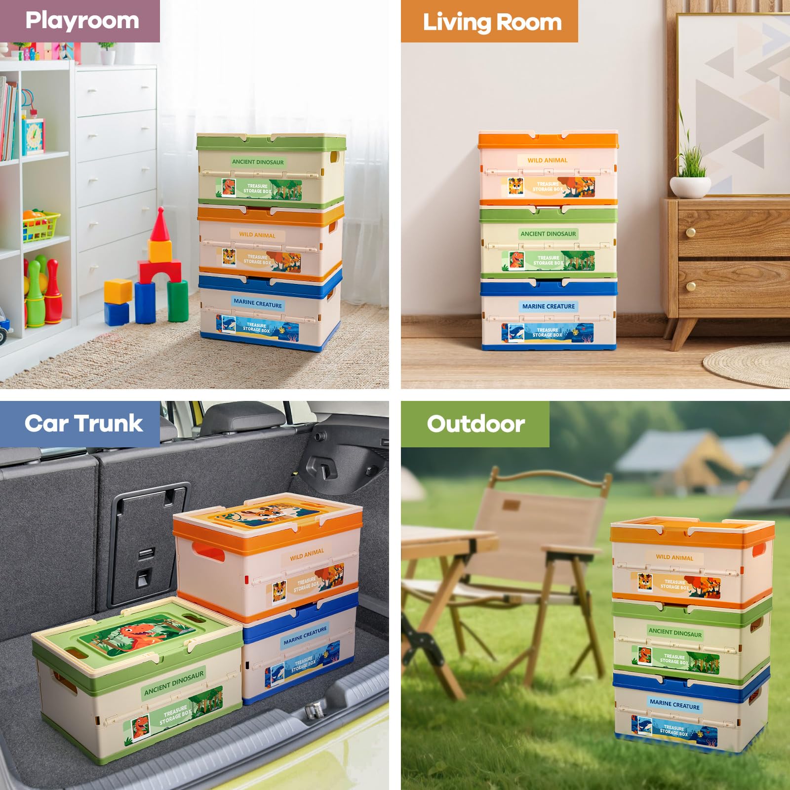 FRUSE multi-purpose toy storage suitable for toys, crafts, clothes and snacks.