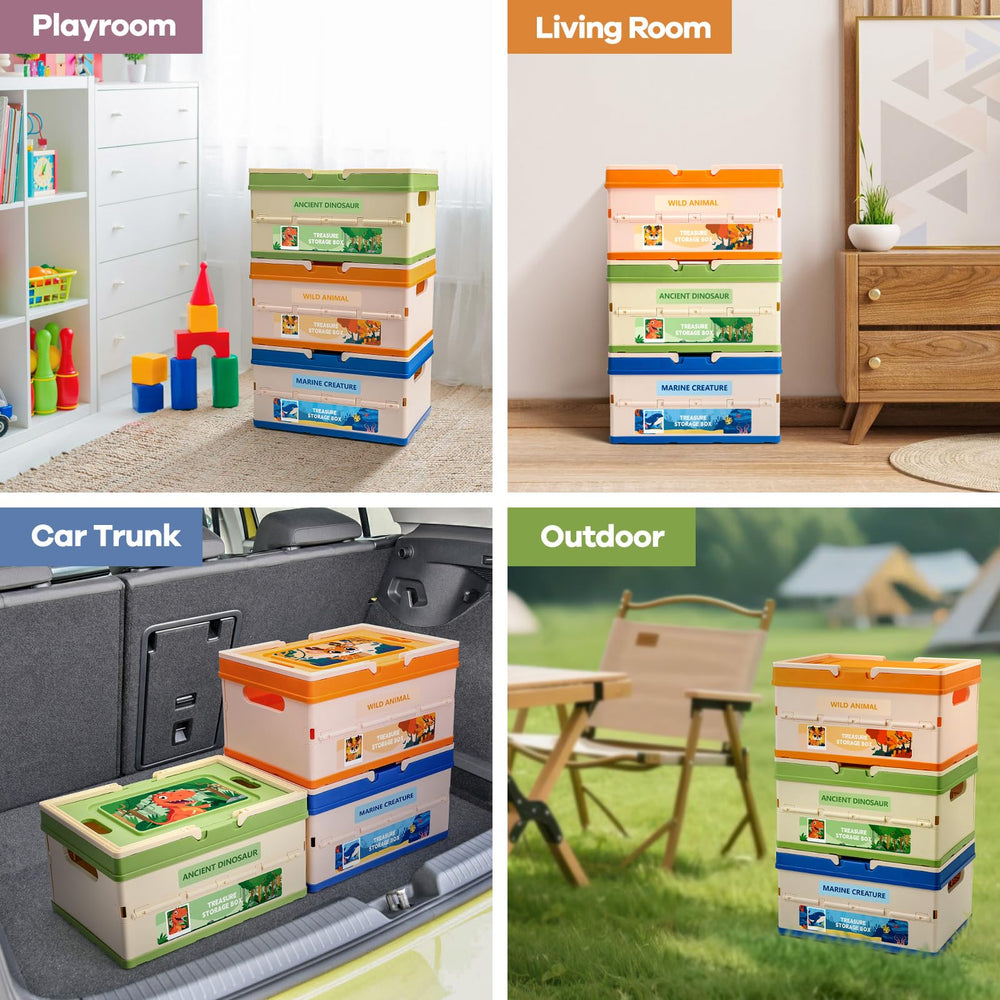 FRUSE multi-purpose toy storage suitable for toys, crafts, clothes and snacks.