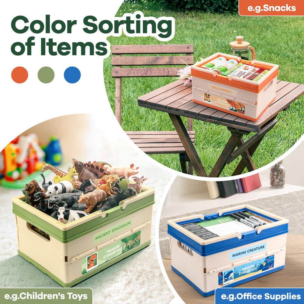 FRUSE toy storage box with lid helps dustproof and waterproof protection for belongings.