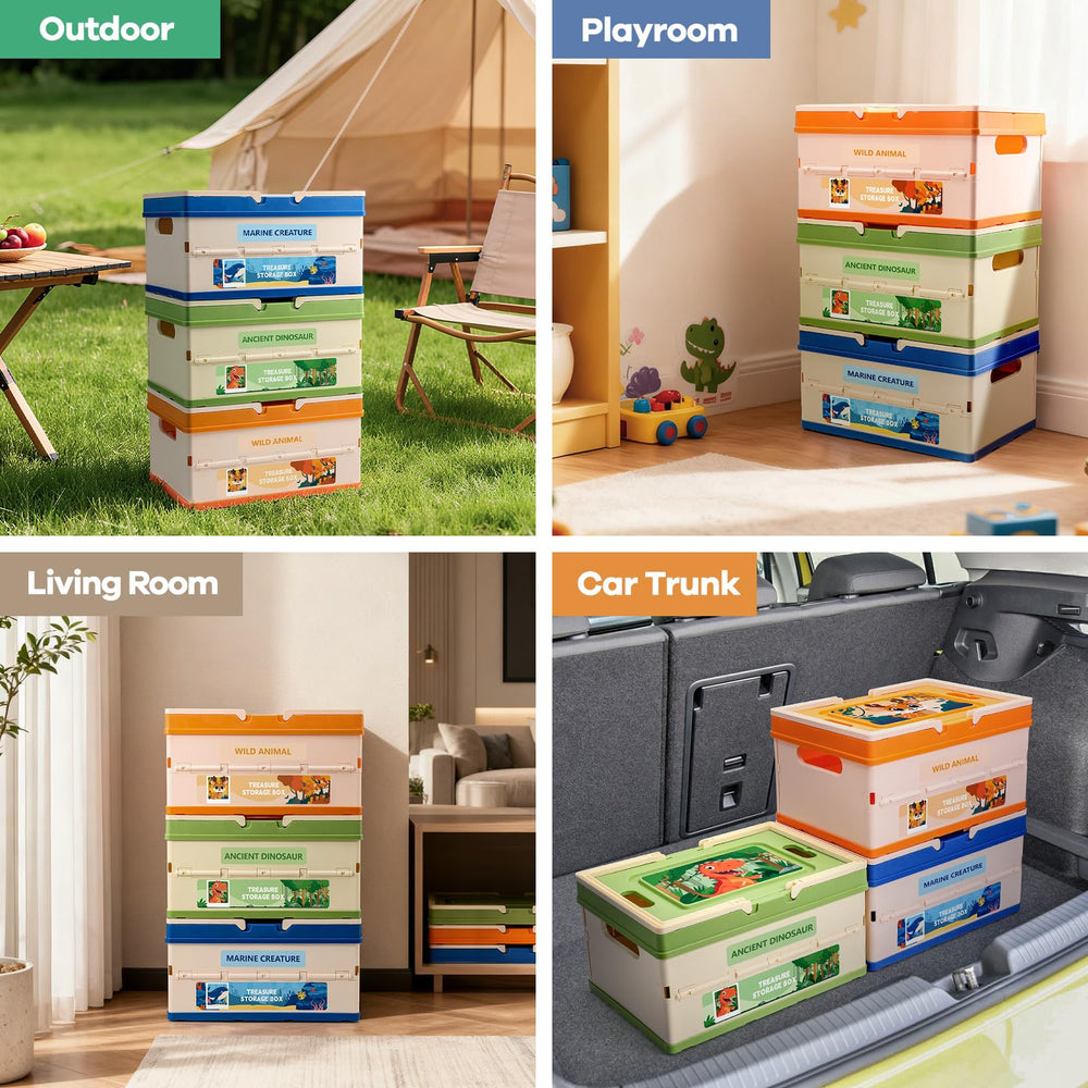 FRUSE storage box includes stickers for personalization