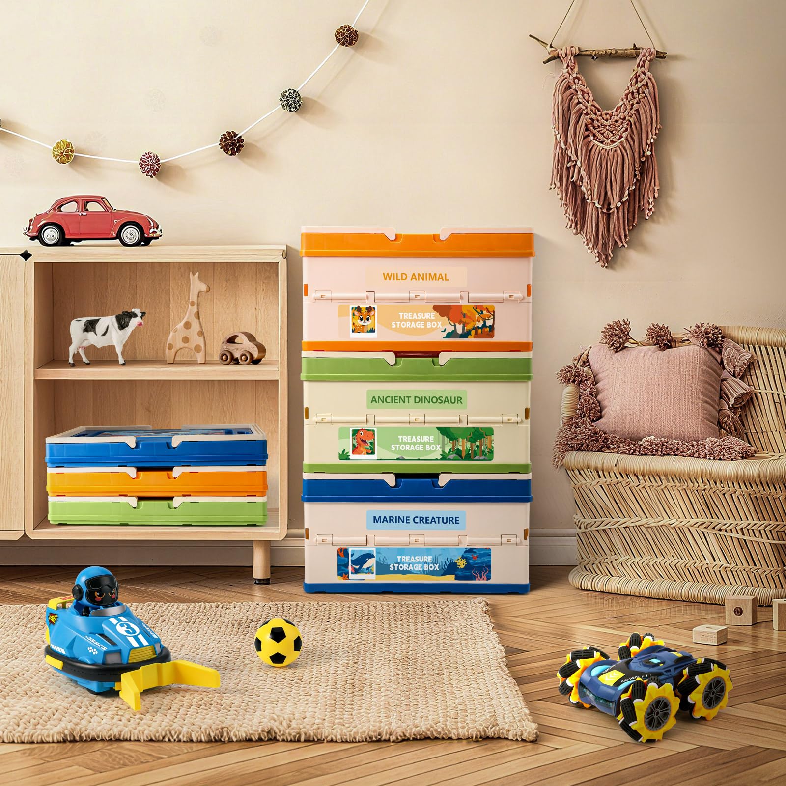 FRUSE multipurpose toy storage suitable for nursery, playroom, or living room