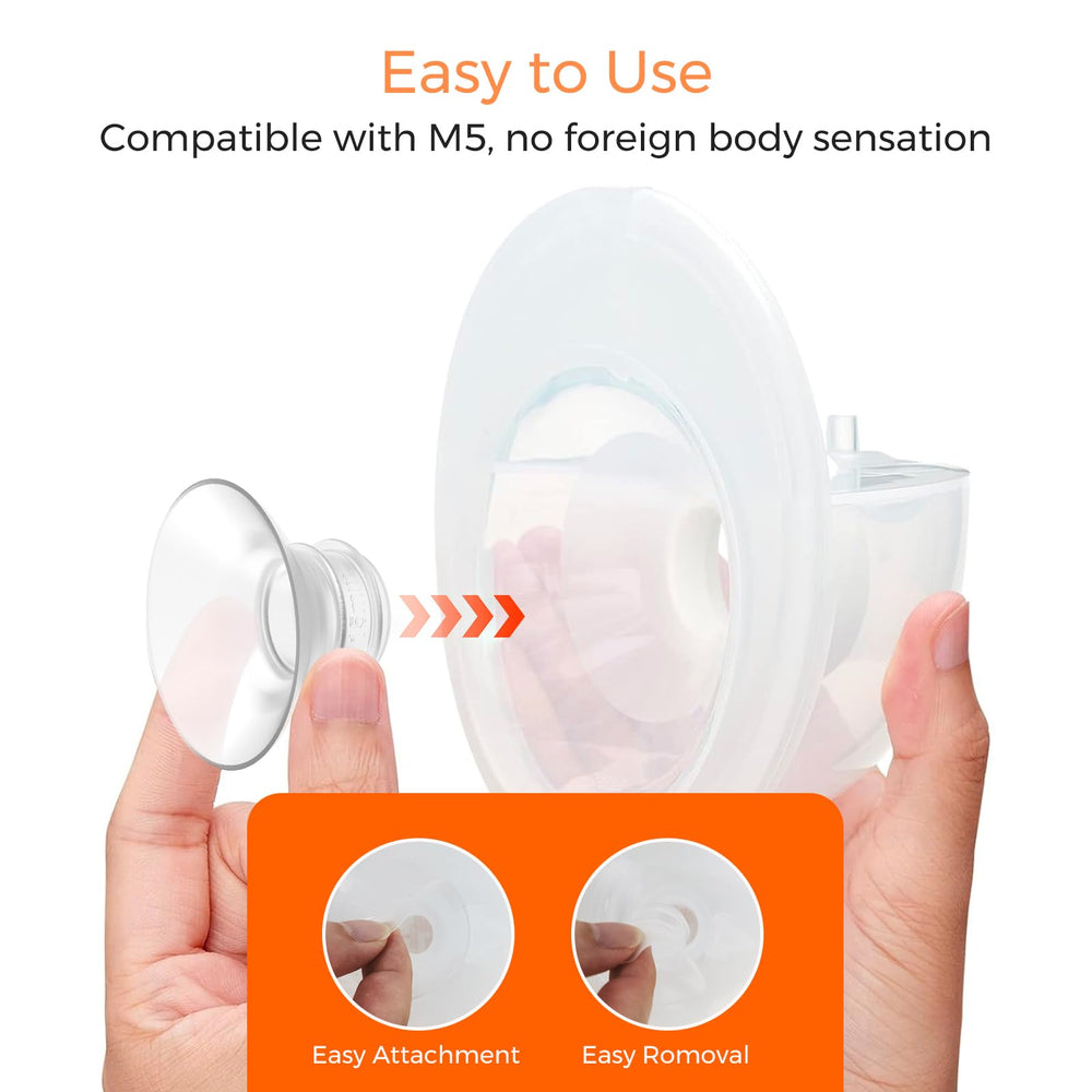 FRUSSONIA flange inserts 17mm six-pack compatibility image highlights versatile pump fit.
