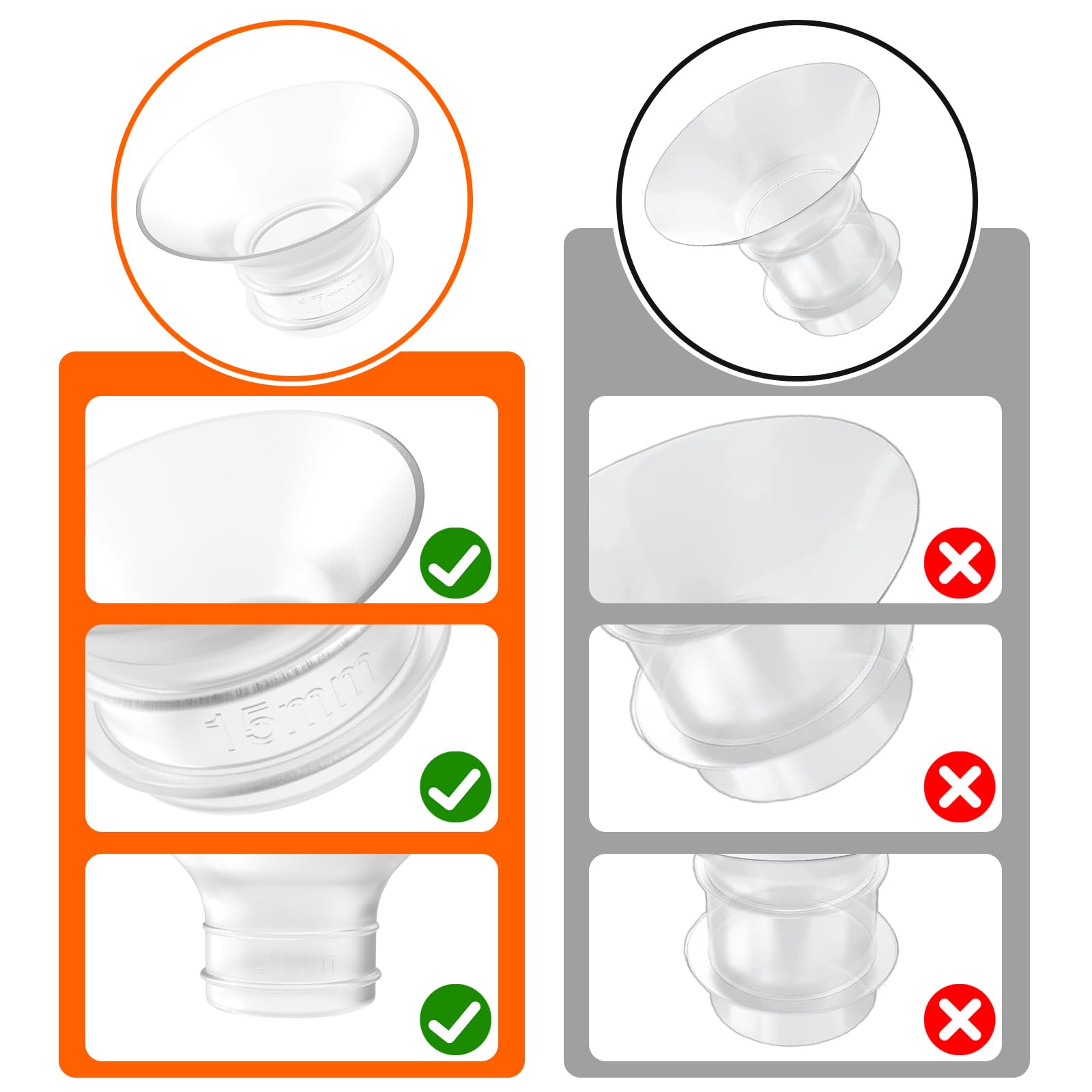 FRUSSONIA flange inserts 17mm six-pack packaging image highlights BPA-free packaging.
