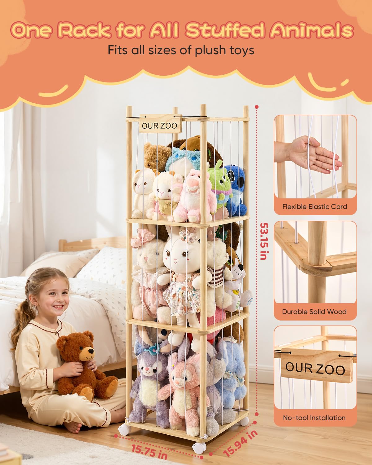 Fruui room-ready storage in nursery or playroom for tidy spaces.