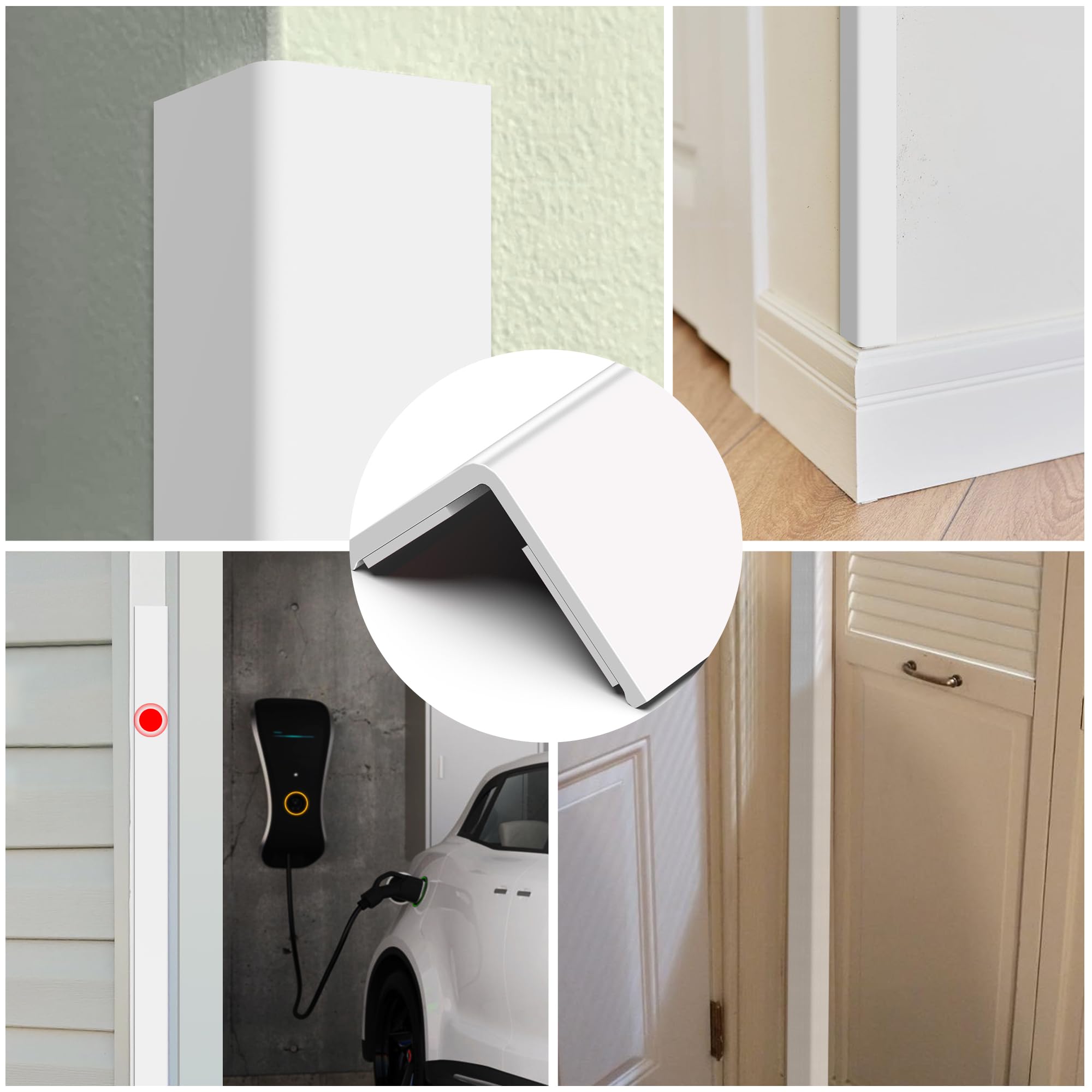 Frychee corner trim is easy to wipe clean and maintain shine.