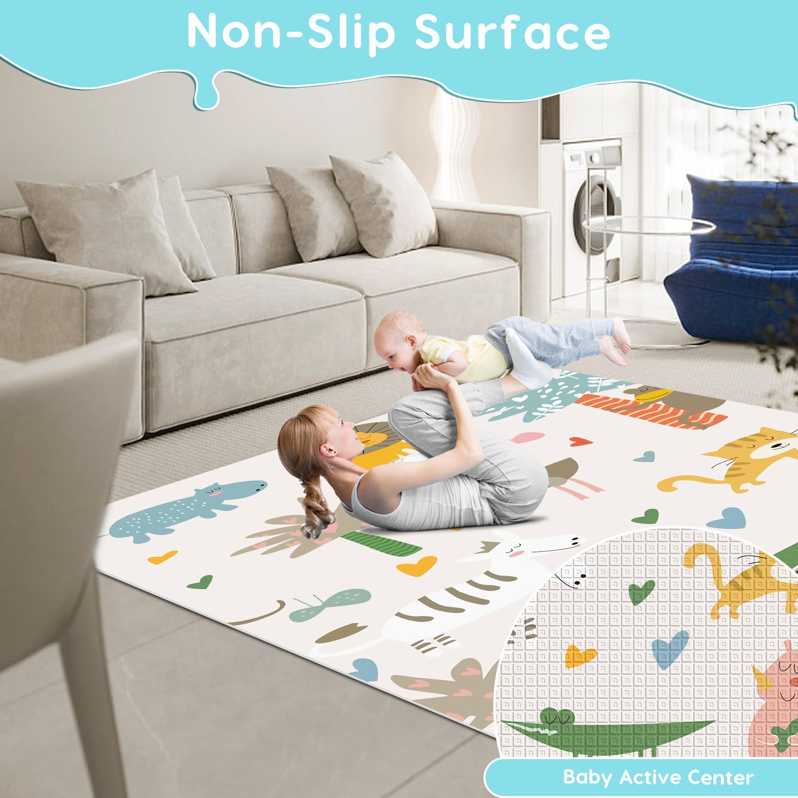 Fshibila Baby Playpen suitable for indoor and outdoor use for versatile play.