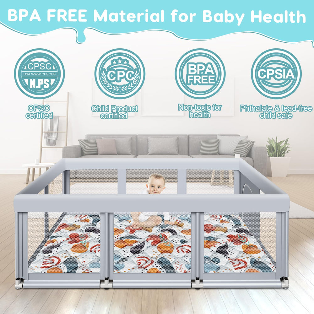 Fshibila indoor-outdoor playpen suitable for versatile playtime anywhere