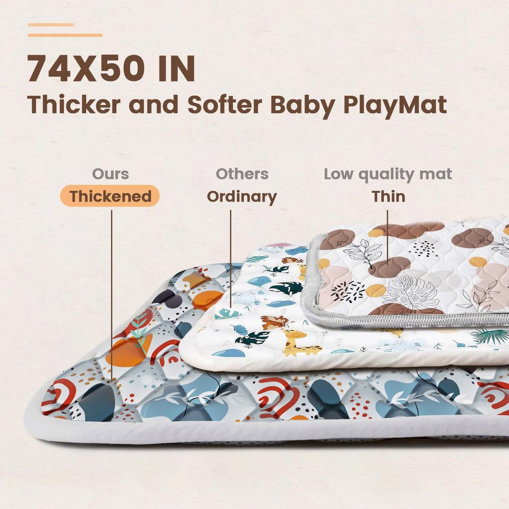 Fshibila play mat foldable design for easy storage