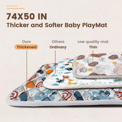 Fshibila play mat foldable design for easy storage