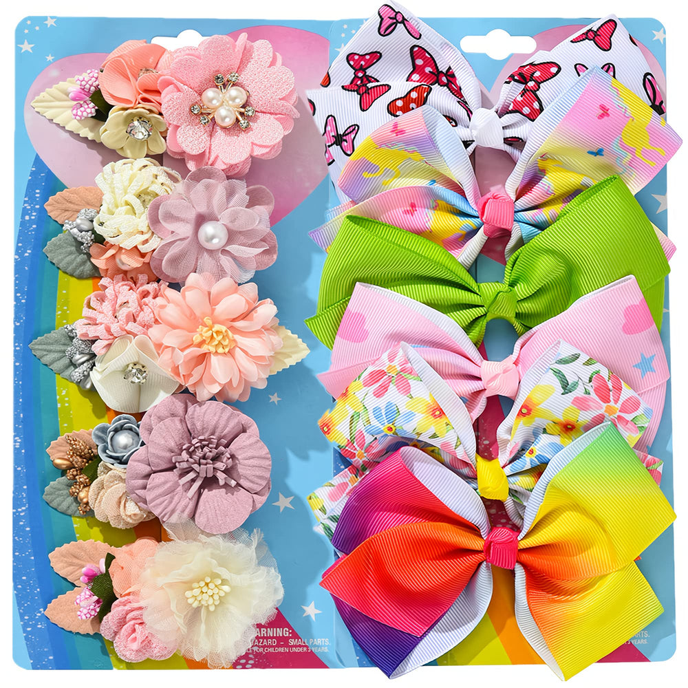 Fsmiling back-to-school bows secure all-day wear in busy classrooms.