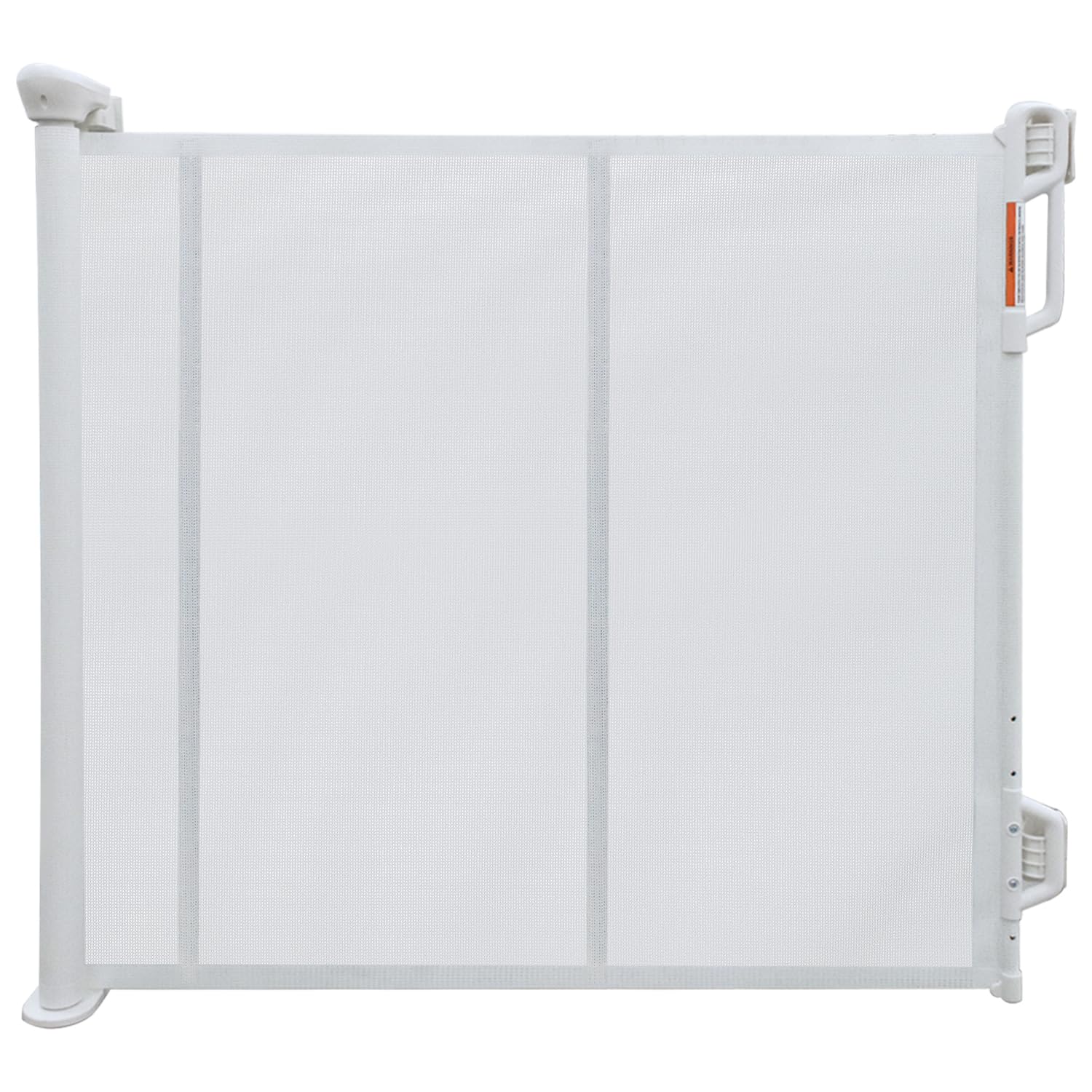 FSYGloryGlides retractable gate extended over a wide doorway for safety.