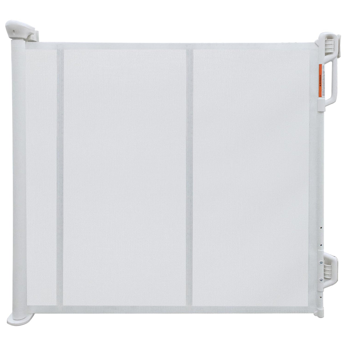 FSYGloryGlides retractable gate extended over a wide doorway for safety.