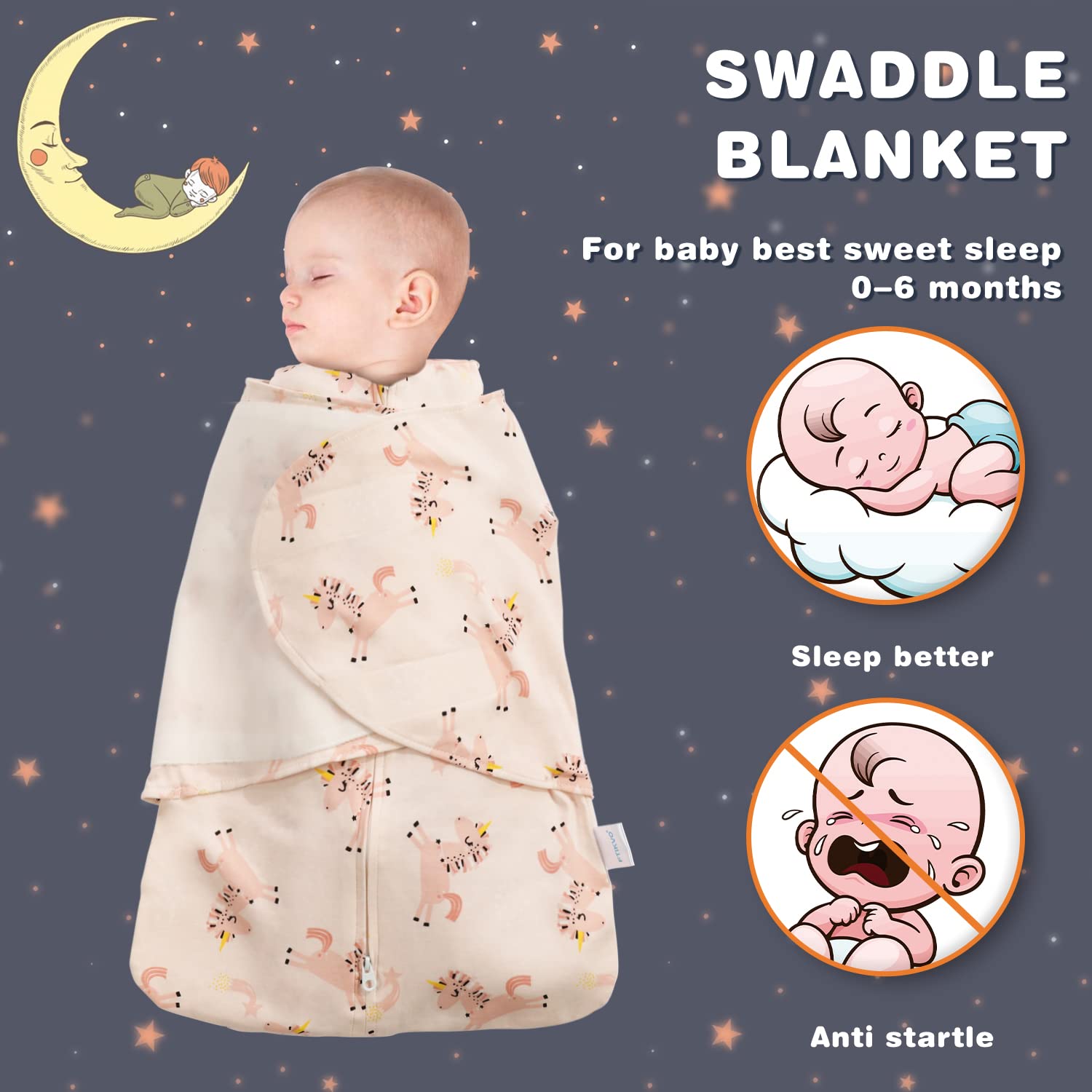 Ftikvo size guide shows newborn to 6 months range