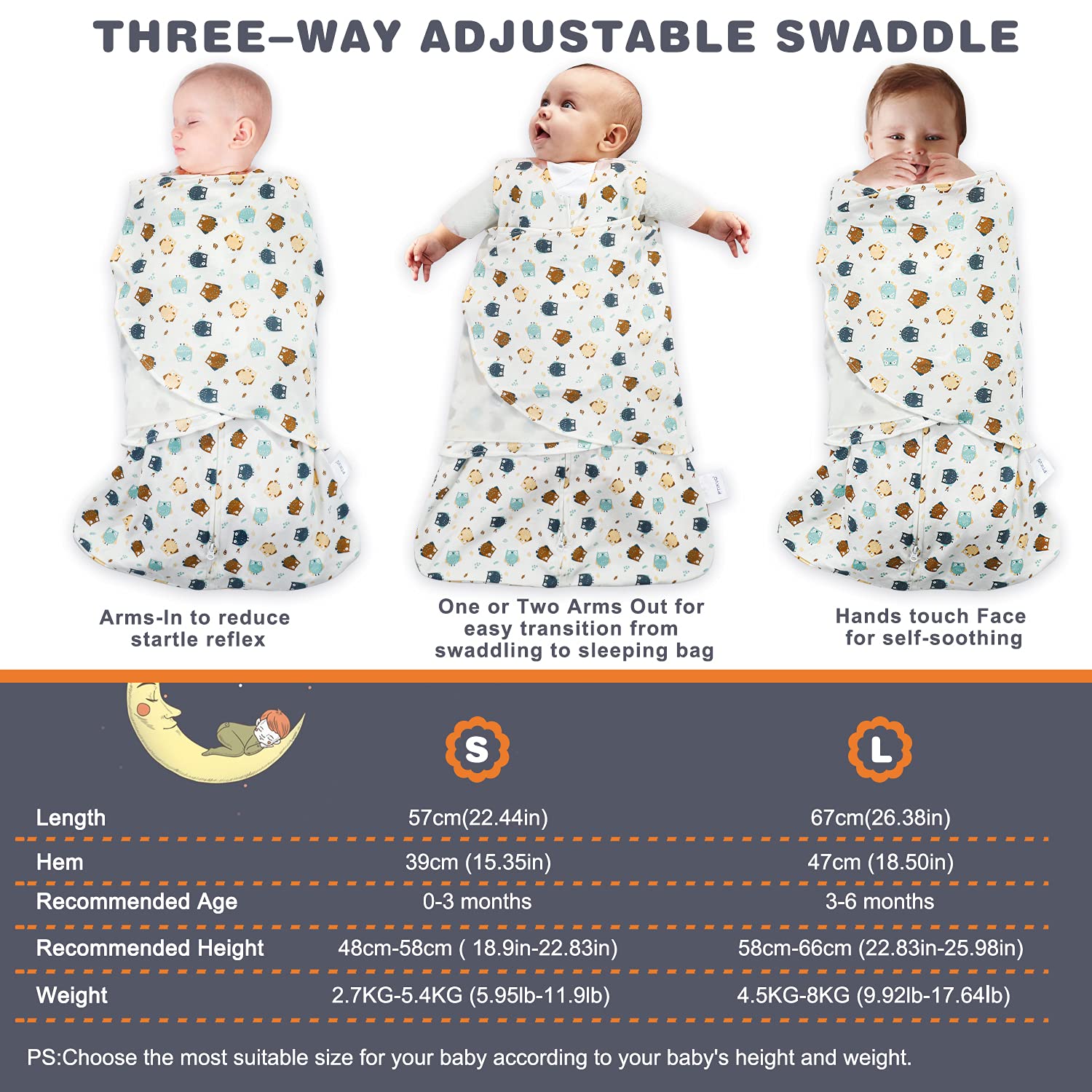 Ftikvo swaddle baby sleep-ready scene highlights calm wrapped infant