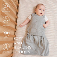 Ftikvo Swaddle-Blanket bottom zipper enables quick diaper changes