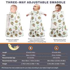Ftikvo swaddle hip joint health feature close-up highlights safe hip-friendly fit