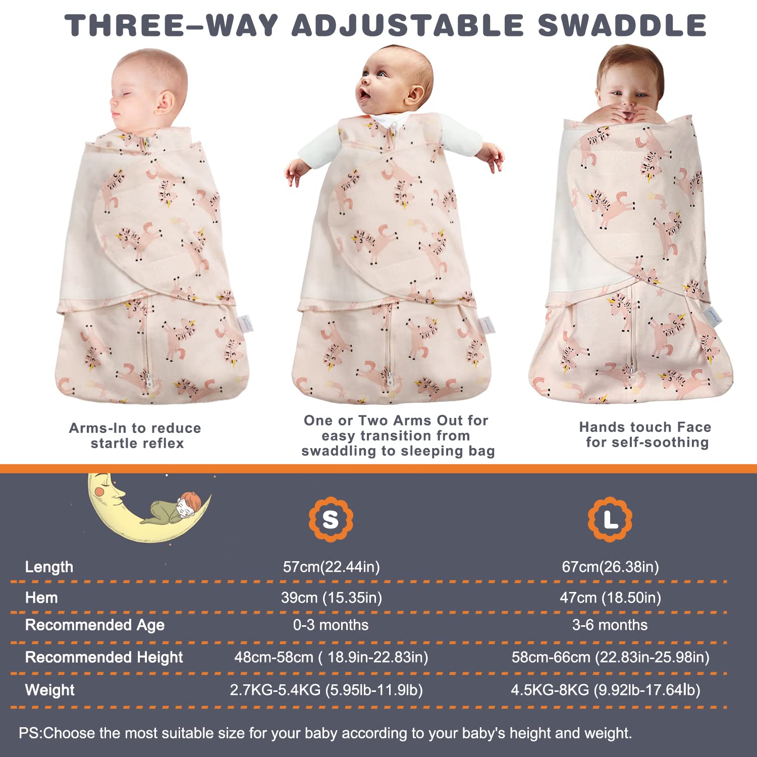 Ftikvo swaddle texture highlights soft cotton and breathability