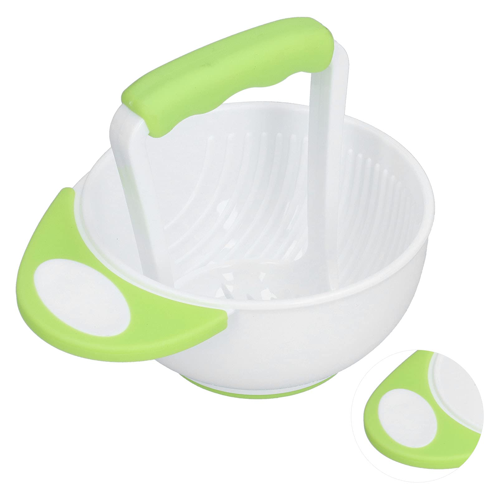 FTVOGUE green color adds a friendly touch to baby mealtimes.