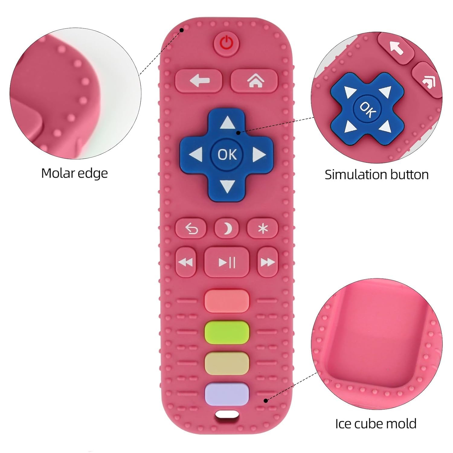 Fu Store gum-massage teether supports early tactile exploration for babies