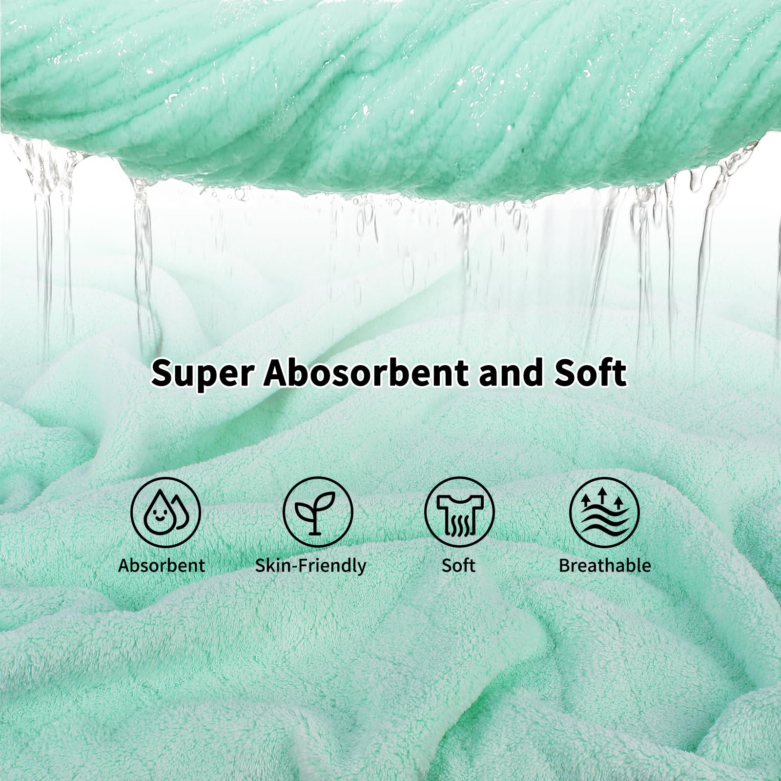 FUBANRAY large 50x32 towel, full-body coverage for toddlers