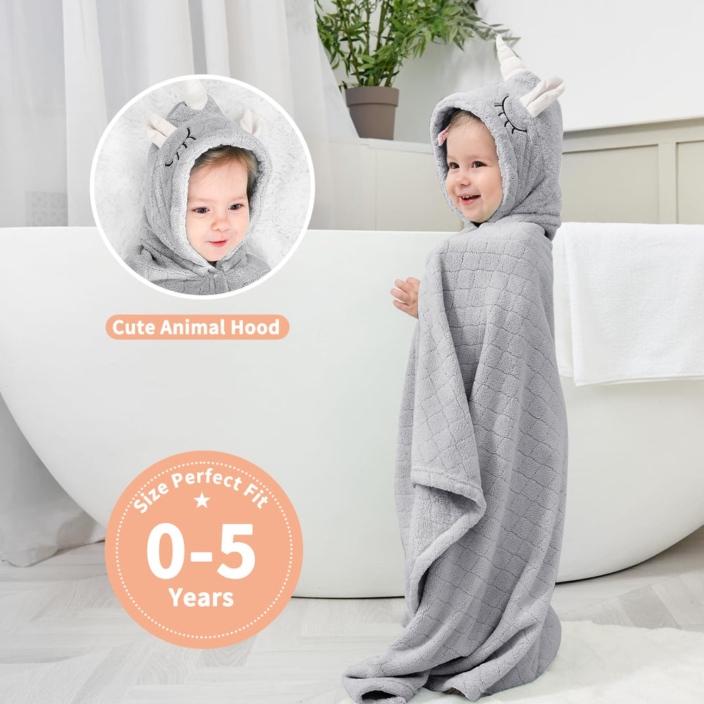 FUBANRAY 50x32 towel size highlighted for full-body cover and grow-with-me use