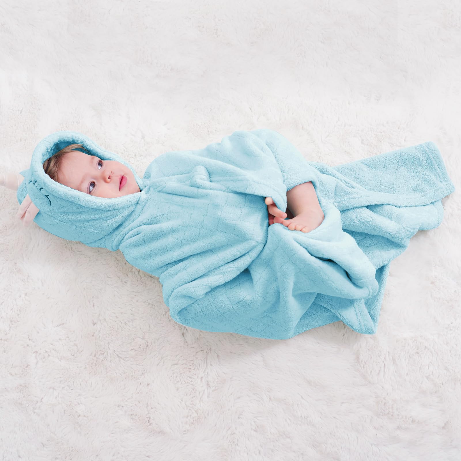 FUBANRAY baby towels are machine washable for easy cleanup.